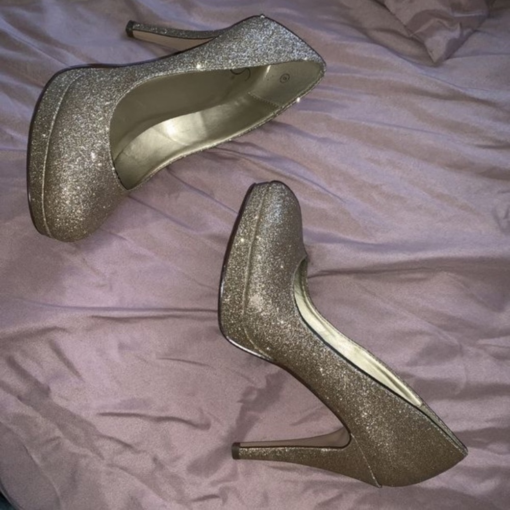 Gold heels